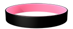 Black/210C Colored Wristband